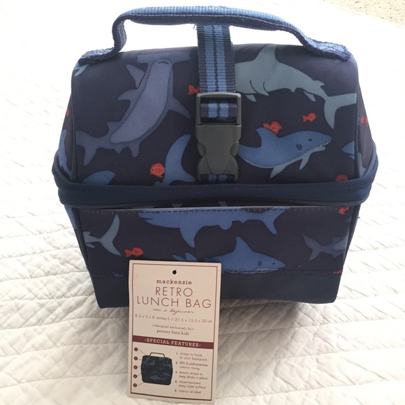 pottery barn retro lunch bag